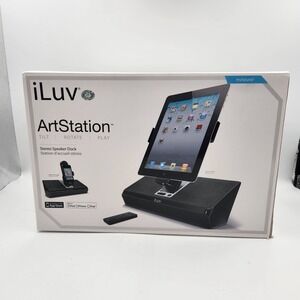 iLuv ArtStation Stereo Speaker Dock for iPad iPhone iPod‎ with Remote Music